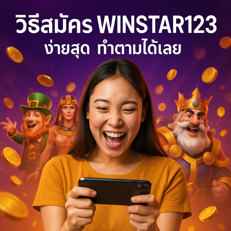วิธีสมัคร WINSTAR123 ง่ายสุด ทำตามได้เลย