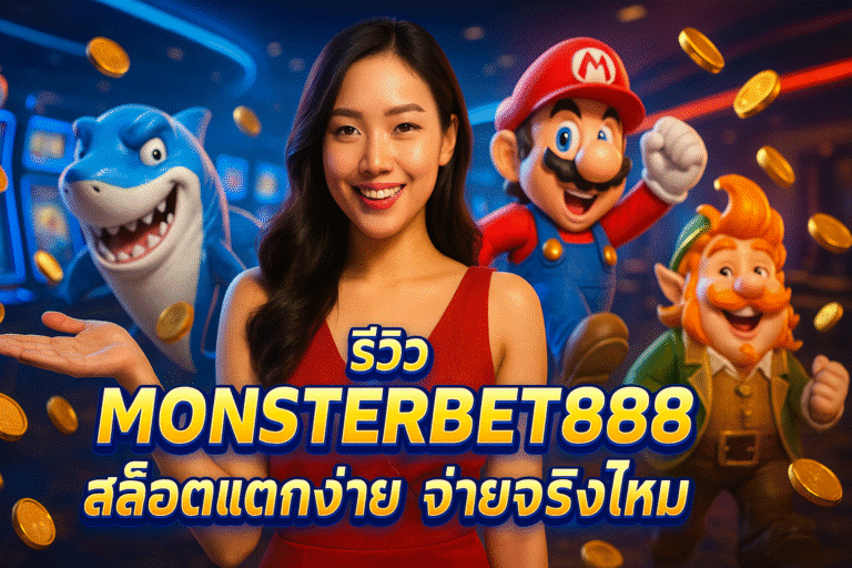 รีวิว MONSTERBET888 สล็อตแตกง่าย จ่ายจริงไหม